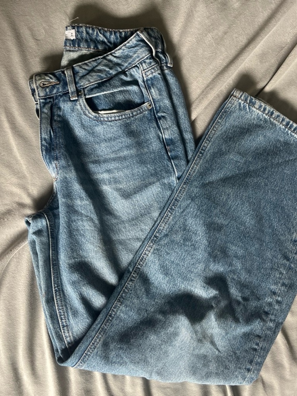 Garage Women's Relaxed Light Blue Denim Jeans